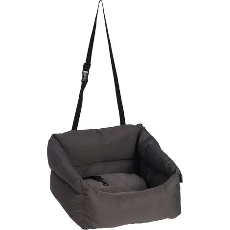 Siege auto voiture pour chien gris (1/4)