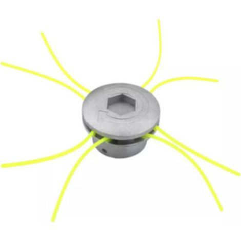 T��te de Coupe D��broussailleuse en Aluminium pour Tondeuse �� Gazon Accessoire de Coupe-Herbe (1/5)
