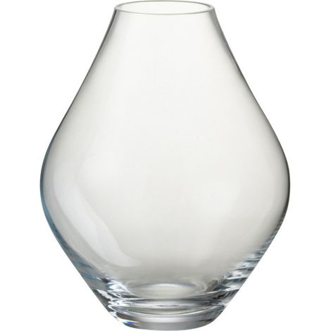 Vase Design en Verre "Abby" 24cm Transparent (1/2)