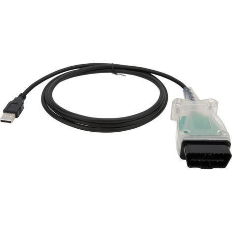 Câble diagnostic OBD2 USB ABS pour Ford avec CD, interface de diagnostic automobile, remplacement direct (1/5)
