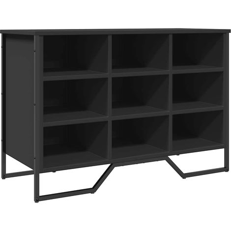 Maison Exclusive - Scarpiera Nera 90x38x61,5 cm in Truciolato