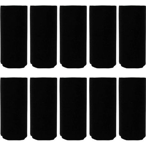 Lot de 10 manchons isothermes fins pour canettes de bière 12 oz, housses de canette noires pour boissons fraîches (1/5)