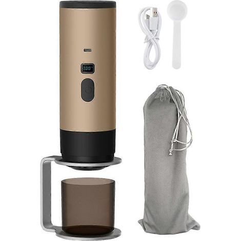Portable café machine extérieur sans fil portable machine expresso petit portable maison café machine (1/5)