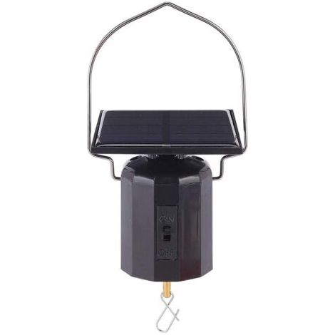 Solarbetriebener Windspielmotor, Windspiel-Ornament, hängender rotierender Motor für Garten, Terrasse, Rasendekoration