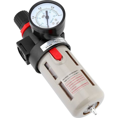 Filtre Régulateur de Pression 1/4'' BSP 2000 avec Manomètre - Unité de Traitement d'Air Comprimé (1/5)