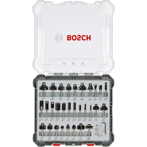 Confezione da 30 frese miste a codolo da 6 mm BOSCH - 2607017474