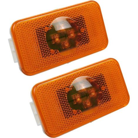 2 pezzi 24V LED luci di posizione laterali con 4 LED per camion/auto indicatore/luce di avvertimento (1/4)