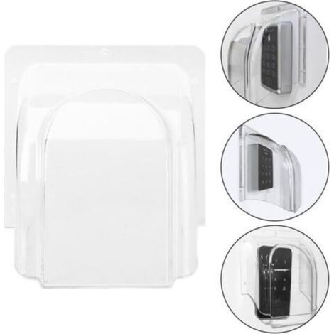 Tringle à Rideau en Plastique Réglable Tringle à Rideau Extensible pour Fenêtre Barres d'Armoire Tige de Tension Crochets de Tringle à Rideau Adhésive, 40-60cm (Blanc,2pcs) (1/3)