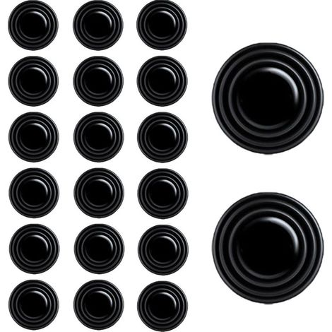 20Pcs Amortisseur Porte Voiture,Protections pour portières auto,Autocollants Insonorisés Porte Universel Anti-Collision Pare-Chocs pour Absorption des Chocs de Voiture Isolation phonique