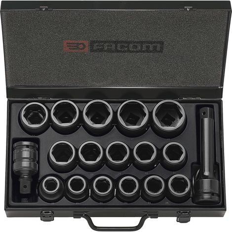 Facom NK.500E IMPACT-Steckschluessel, Set 18-tlg (1/2)