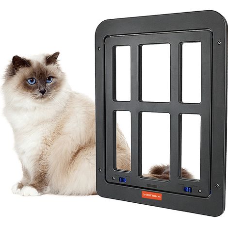Portes pour Chiens, Chatiere pour Moustiquaire, Facile da Installare Verrouillable Porte Moustiquaire pour Chien pour Moyen/Grand Chien (2531.5cm) (1/5)