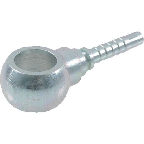 Racor para engastar banjo DN6 - BSP 3/8 ALFAGOMMA PQB66