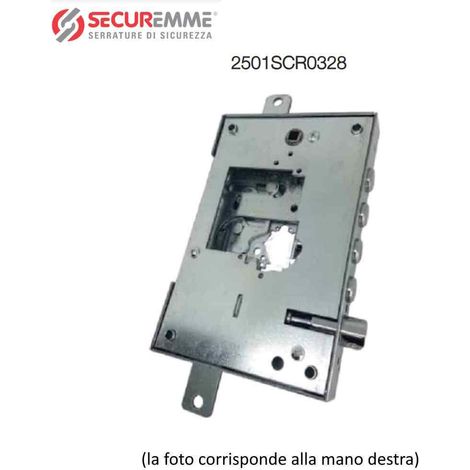 SERRATURA SECUREMME TRIPLICE 2501SCR0328 ENTRATA 63 SX INTERASSE 28 SENZA CUORE (1/3)