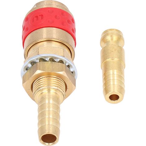 Raccord Rapide en Laiton 8mm pour Poste à Souder MIG/MAG et TIG, Kit d'Adaptation de Tuyau Souple