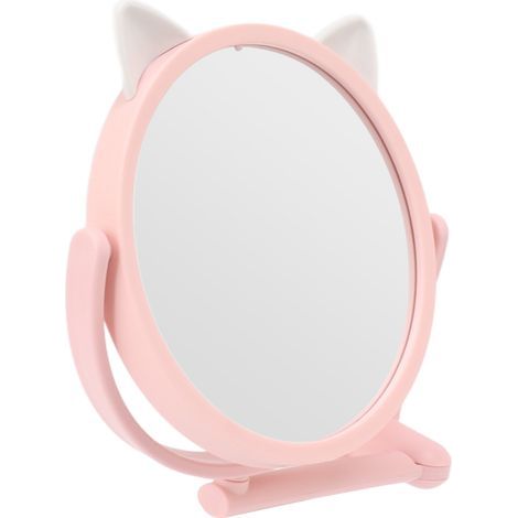 Kosmetikspiegel mit 16,5 cm Durchmesser, transparenter Kosmetikspiegel, Wandspiegel für das Badezimmer (1/5)