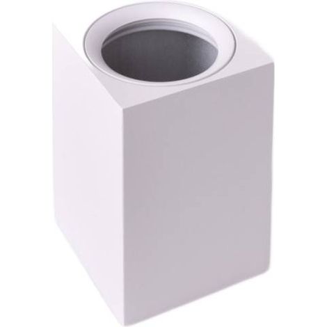 Spot plafond saillie blanc carré 1xGU10 35W Ecolight