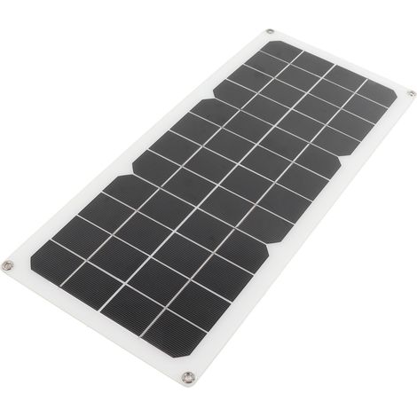Panneau solaire 10W 12V à haut rendement de conversion avec protection anti-retour, chargeur solaire pour téléphones portables
