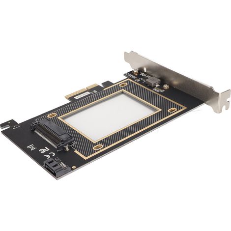 Tragbarer U.2-zu-PCIe-Schnellübertragungsadapter (PCIe 3.0 x4) für 2,5-Zoll-U.2-NVMe-SSD-Erweiterungskarte (1/5)