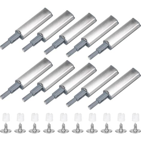 10 Pièces Push to Open Aimant Porte Placard Amortisseur Tiroir de Magnétiques Poussoir pour la Porte de l'Armoire, Tiroir, Meuble (1/5)