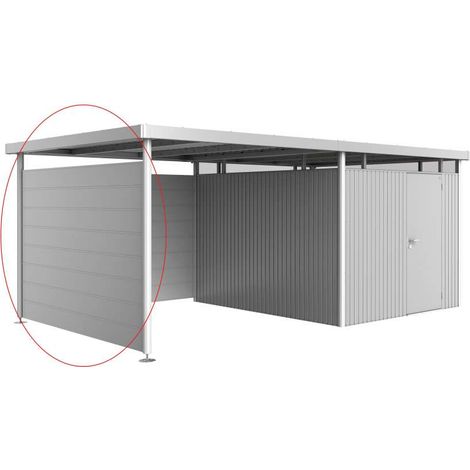 Parete laterale per tetto laterale casetta HighLine H5 argento metallizzato