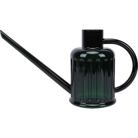 Arrosoir avec bec long 1000 ml en plastique amovible pour plantes d'intérieur pour maison, jardin, fleur vert foncé (1/5)
