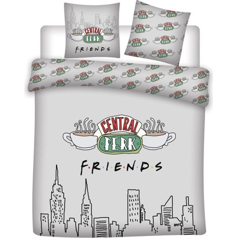 Parure de lit double réversible Friends - Central Perk - 220 cm x 240 cm