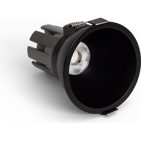 Foco Downlight LED 5W / 7W Cónico Areni Corte Ø 75 mm 2700K Negro Blanco Cálido 7 W (1/5)