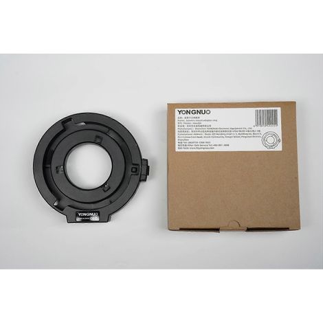 YONGNUO Mini-Bowens-Anschluss auf Standard-Bowens-Anschluss Adapterring für YONGNUO YN150S/YN150/YN150Li LED