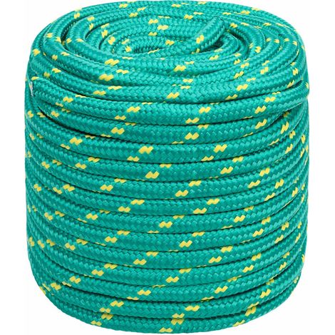 Corde de bateau, Corde de Chanvre, pour la Décoration, le Bricolage, le Jardinage Vert 16 mm 250 m Polypropylène OIB2687E (1/5)