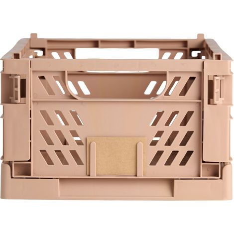 Zusammenklappbare Aufbewahrungsbox 50 x 33 x 25 cm, Natursand (1/3)