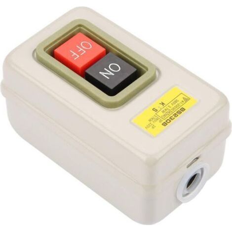 – Commutateur triphasé 25A – Interrupteur à bouton-poussoir 3P AC 380V – Matériau durable – Contrôle direct moteur 3.7kW - Bs230B (1/5)