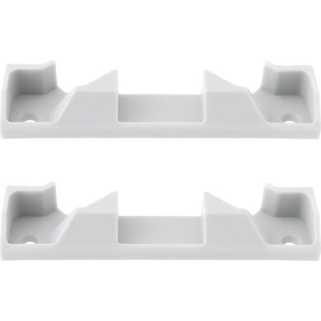 Gâches de Verrouillage Fenêtres de Toit 025116 Fixation en Plastique Grise (1/4)