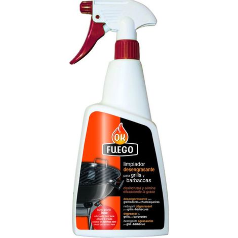 Pulverizador desengrasante para barbacoas de acero inoxidable, 750 ml