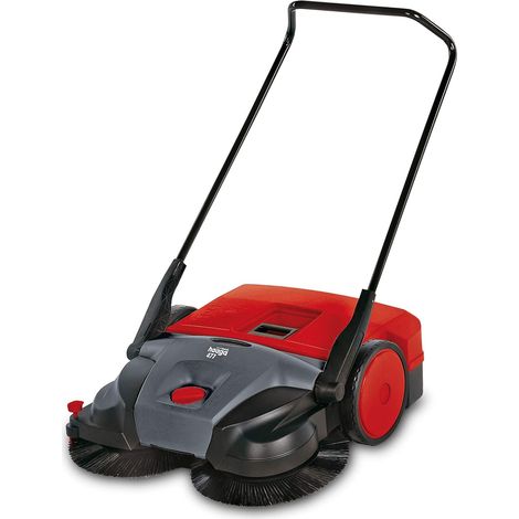 Haaga 477400 barredora / barredora manual 477 Profi El mejor rendimiento de limpieza en el sector comercial, para uso exigente, ya sea húmedo, seco o suciedad gruesa adecuado desde aprox. 1.000 m²