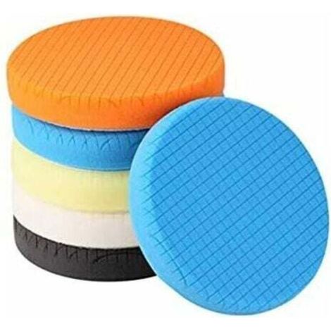 Tampone per lucidatura, kit di 5 spugne lucidanti da 150 mm/6 pollici per lucidatura auto/per lucidatura a doppia azione RO/DA
