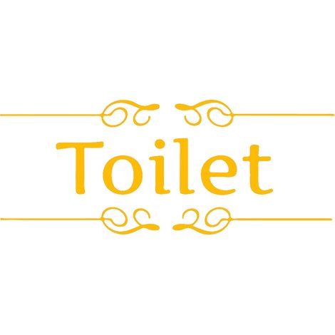 1 Autocollant mural texte, décoratif, imperméable, pour salle de bain, cuisine, porte (1/5)