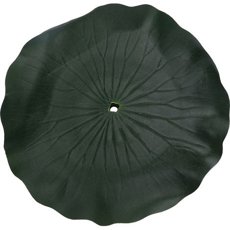 Plateau flottant en forme de feuille de lotus pour fontaine solaire, pompe à eau et piscine de jardin. (1/5)