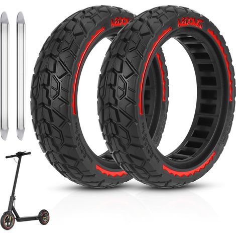 Xiaomi Roue de trottinette électrique 8,5" (8 1/2 x 2) pour trottinette électrique, pneu massif anti-crevaison 50/75-6,1, accessoires compatibles avec Xiaomi M365/Pro, 1S, Eessential, Cecotec (1/5)