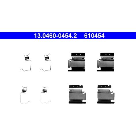 Kit d'accessoires, plaquette de frein à disque ATE 13.0460-0454.2 FIAT