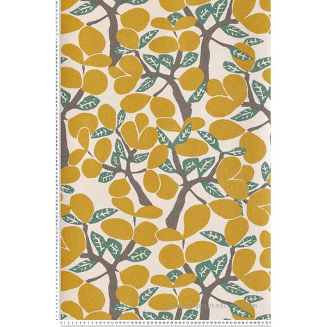 Papier peint Nature Jaune Merida Montecolino