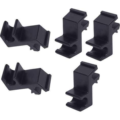 Set di 5 clip di supporto per asta del coperchio del barile, in plastica rigida, ricambio per pianale del camion pieghevole ultra flessibile. (1/5)