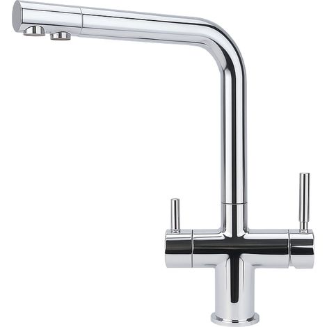 Rubinetto da cucina 3 vie Acciaio Inox 3/8” Shurity 384 Cromo (1/2)