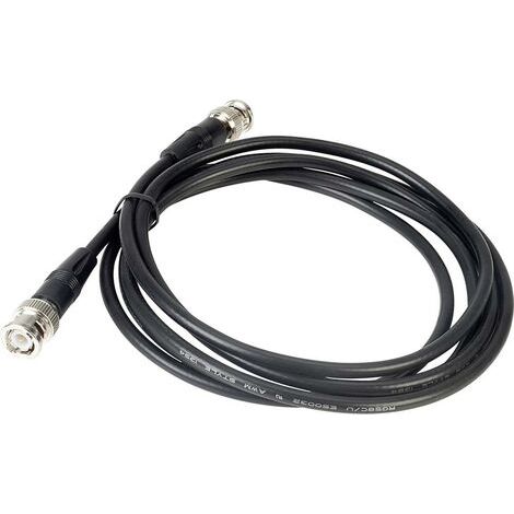 TRU COMPONENTS 16-0340 Cordon de mesure BNC 2.00 m noir Q762742 (1/3)
