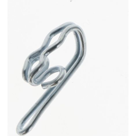 Lot de 20 agrafes R7 pour rideaux en Acier Zingué - Boulet (1/4)