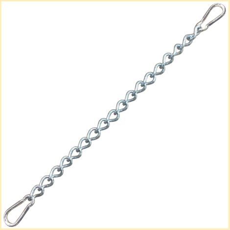 Kette mit zwei Karabinern, variable Hängemattenbefestigung bis 230 kg (Kette 66 cm)