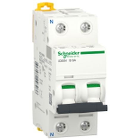 iC60N SCHNEIDER automatischer Schalter 1-polig + Neutralleiter, 6A, Typ B.