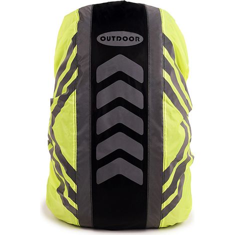 Housse De Pluie Pour Sac À Dos - Polyester Imperméable Avec Bandes Réfléchissantes - Pour Randonnée Camping Voyage Vélo - 1 Pièce (1/5)