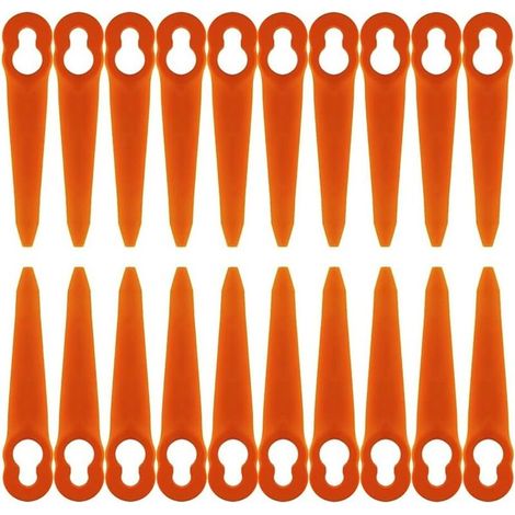 Lot de 100 Lames Compatible pour Coupe Bordure Stihl PolyCut 2-2 PolyCut 3-2, FSA 45 FSA 57 FSE 52, Lames en Plastique pour Coupe Bordure Stihl sans Fil (1/5)