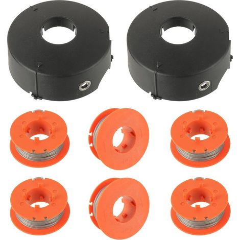 F016800175 Bobine de Rechange, pour Bosch Art 23 26 30 Combitrim Easytrim 1,6mm x 8M avec Couvercle F016L71088 (6 Bobines + 2 Couvercle) (1/5)