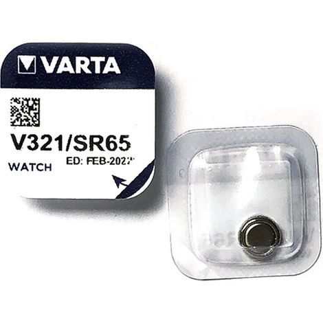 Batteria bottone Varta 1,55V V321 Ossido d&8217Argento confezione da 1 pila